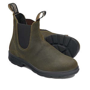 Back In Stock Collection: Blundstone 1615 Chelsea Suede Boot  Dark Olive Green