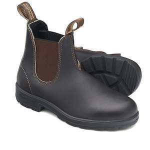 Blundstone: Blundstone 500 Chelsea Brown Boot Slip On Mens Womens
