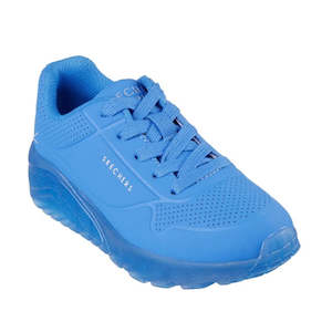 Kids Uno Trainers So Light: Skechers Kids Uno Ice Blue Lace Up