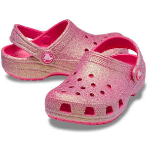 All Kids: Crocs Kids - Glitter Clog Classic K Toddlers Dragon Fruit Pink