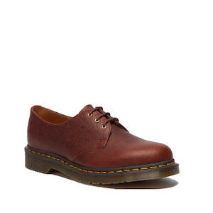 Dr Martens 1461 3 Eye Oxford Shoes: Dr Martens - 1461 Shoes Cashew Tan Ambassador Leather 3 Eye Lace Up Oxford