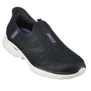 Skechers Clearance: Skechers Go Walk 6 Fabulous View SLIP INS Black Clearance