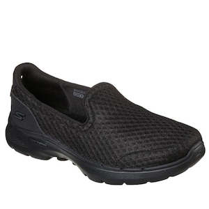 Skechers Go Walk 6 Big Splash All Black Slip on Clearance