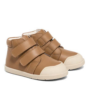 Pretty Brave: Pretty Braver Blake Leather Boot First Walker Tan