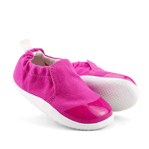 Bobux Scamp Canvas Crawler And First Walkers: Bobux Xplorer Scamp Crawler Fuchsia Pink 501708