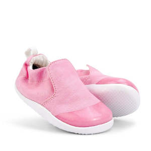 Bobux Scamp Canvas Crawler And First Walkers: Bobux Xplorer Scamp Crawler Candy Pink 501707