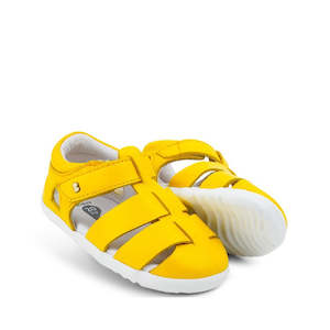 First Walkers Closed Toe Quickdry Sandal Bobux Step Ups: Bobux Step Up US Tidal Yellow Closed Toe Sandal 732507