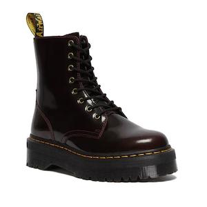 Back In Stock Collection: Dr Martens - Jadon Cherry Red Arcadia Leather Boot 8 up