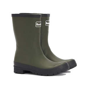 Barbour Banbury Black Mid Calf  Wellys Womens Rainboot