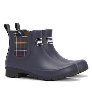 Barbour Kingham Navy Chelsea Wellingtons Womens Rainboot