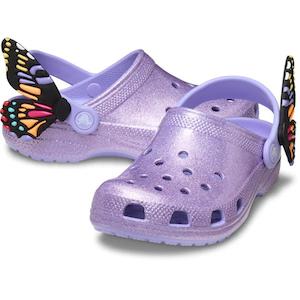 Crocs: Crocs Kids Classic Clog I Am Butterfly Mystic Purple Junior Youth