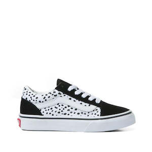 Vans: Vans - Old Skool - Youth's Dalmatian Black/White NOT RETURNABLE