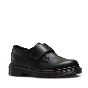 All Kids: Dr Martens Kids - Kamron II Mono Velcro Junior Black School Shoe uk10-3