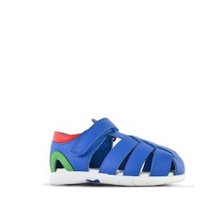 Clarks - Sonny Toddlers Blue Leather Sandal E Average Width