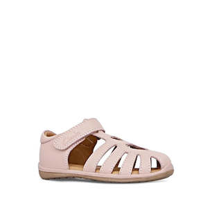 Clarks - Melody Rose Pink Lilac Toddlers Leather Closed Toe Sandal