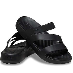 Crocs: Crocs - Womens Getaway Strappy Slide Sandal Black