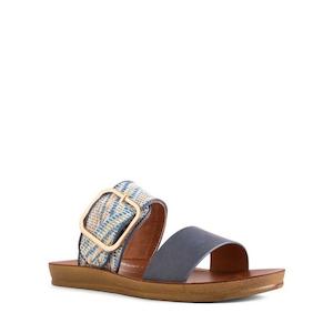 Los Cabos: Los Cabos Doti Navy Multi Light Flexible Sandal