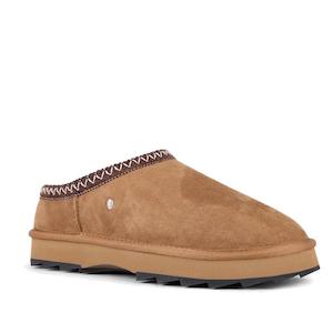 EMU Women's Outback Sharky Scuff Slipper Chestnut Tan Sheepskin