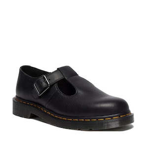 Dr Martens Polley T Bar Mary Jane Black Ambassador Leather