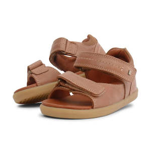 The Favorite Boys Leather Sandal Driftwood Iwalk: Bobux IWalk Driftwood Sandal Caramel Open Toe 633606A