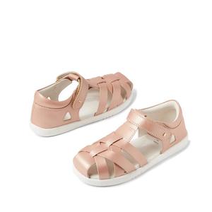 Big Kids Tropicana Ii Sandal With Quickdry Leather: Bobux Kids Plus KP Tropicana II Rose Gold Quick Dry Sandal 838318