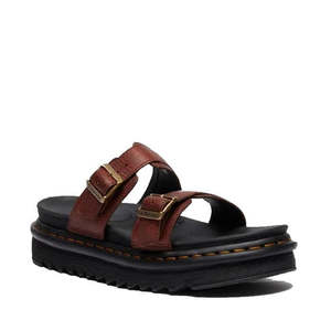 All: Dr Martens Myles Cashew Ambassador Brown Leather Sandal