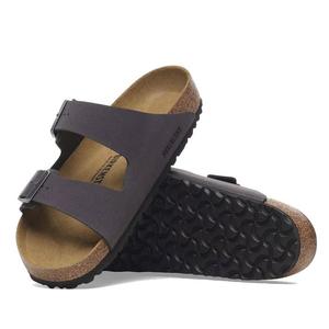 Birkenstock: Birkenstock Arizona Velvet Grey Birkibuc – Regular Fit