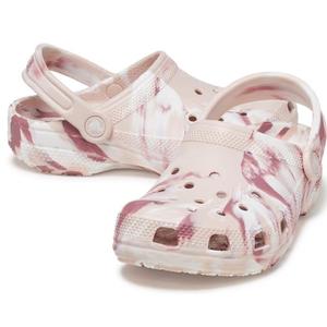 Crocs: Crocs Kids- Marbled Clog Quartz Pink- Youths