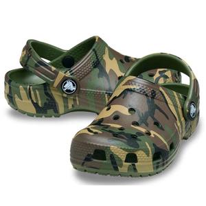 Crocs: Crocs Kids - Classic Clog Camo Army Green - Junior Youths Sizes