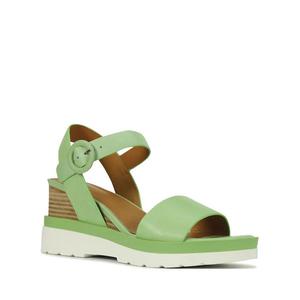EOS Jadon Mint Leather Wedge Sandal CLEARANCE