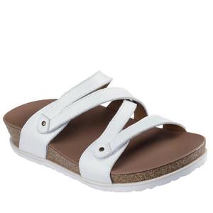Skechers Womens Arch Fit Granola Slim White Slide