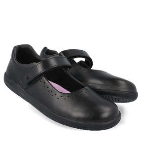 Bobux School Shoes In Black Leather: Bobux Kid+ Bestie Mary Jane Black School Leather Shoe