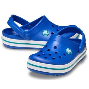 Crocs Kids Toddlers Crocband Clogs Blue Bolt Turbo Teal