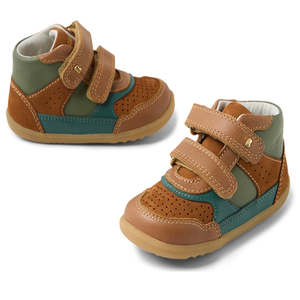 Bobux IW Iwalk Harley Toddlers Leather Boots Tan