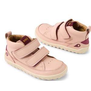 Bobux KP Kids Plus Trek Leather Boot Juniors Cameo Rose Pink Alpha