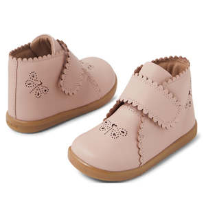 Bobux IW Iwalk Willow Leather Boot Cameo Rose Pink