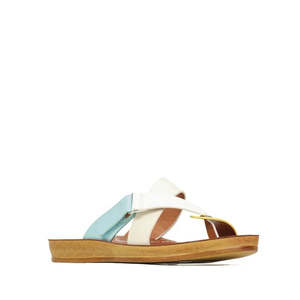 Los Cabos: Los Cabos Bry Pastel Combo Yellow Off White Blue