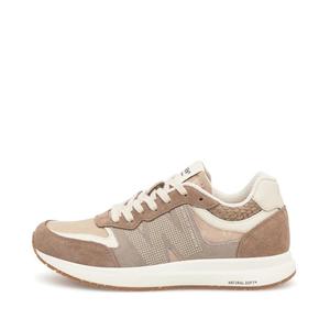 Woden Rigmor Heritage Coffee Cream Lace Up Sneaker