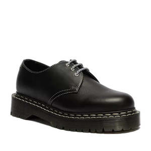 Dr Martens 1461 Bex WDS White Double Stitching Black Sendal Oxford Shoe