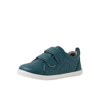 Bobux Iw Iwalk Grass Court: Bobux IW Iwalk Grass Court Leather Sneaker Mediterrainean Green