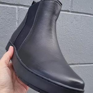 Alfie & Evie Womens Eagle Black Chelsea Ankle Boot Zip
