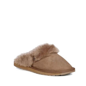 Emu Nz: Emu Womens Eden Mushroom Platinum Sheepskin Scuff Slipper