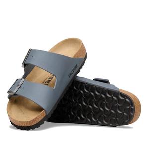 BIRKENSTOCK Arizona Birko Flor Balsat Grey Regular Width 2 Strap Sandal