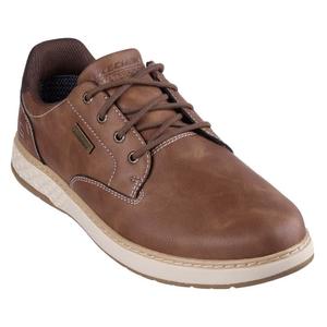 Skechers: Skechers Mens Wide Width Garlan Pryor Waterproof Slip on Trainer Brown