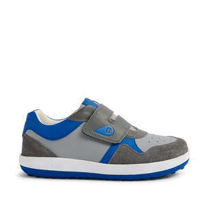 All Bobux: Bobux KP Kids Plus Baseline Leather Sneaker Ultimate Grey