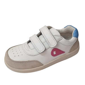 All Bobux: Bobux KP Kids Plus Champ Leather Sneaker White Pink