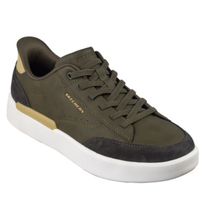 Mens Skechers Slip-ins Verloma Radical Street Shoe Olive