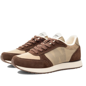 Woden: Woden Ronja Cocao Multi Womens Lace Up Sneaker