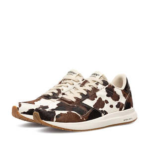 Woden: Woden Nicoline Women's Animal Cow Leather Sneaker
