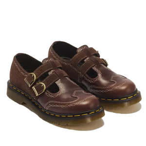 Dr Martens Doc: Dr Martens 8065 Desert Rodeo 2 Strap Mary Jane Shoe Brown